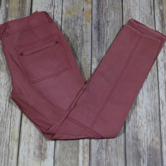 Free People Denim - Free People Skinny Jeans Contrast Stitching Pink